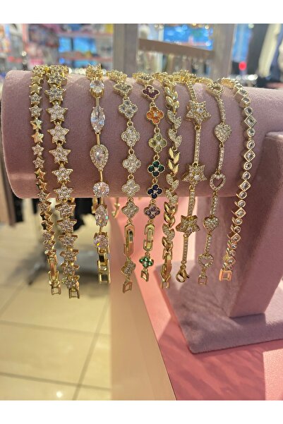 İnci Zirkon Taşlı Vip Bileklik 1 Adet