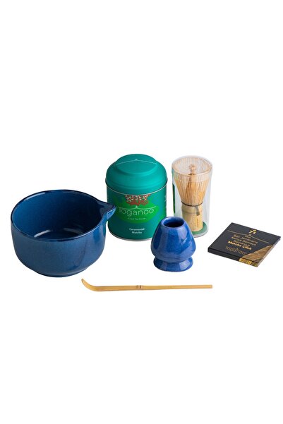Toganoo Ceremonial Matcha Preparation Set 6 Pieces |   Ceramic Bowl, Whisk, S...