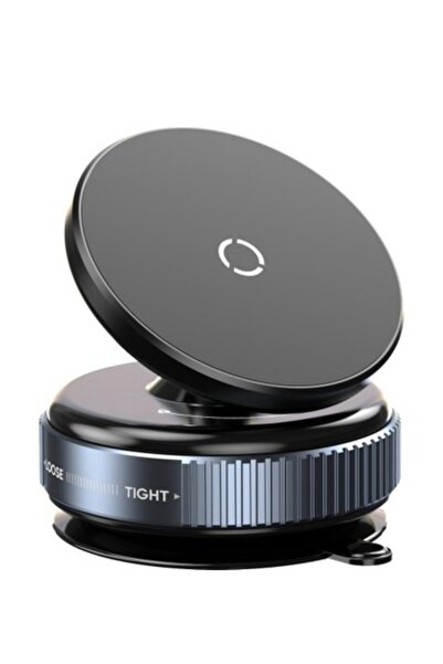 Mobilzone 360 Derece Dönebilen Vakumlu Magnetik Telefon Tutucu Ayna-Cam-Araba