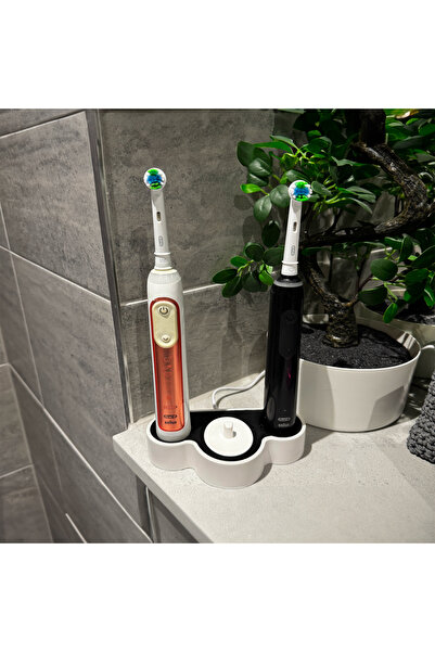 Store Şarjlı Diş fırçası Uyumlu Stand Yedek Başlık Tutucu Ve Şarj Aleti Yuval...