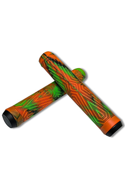 Epic 165mm Turuncu Yeşil Bmx Dirt Jump Bisiklet Elcik