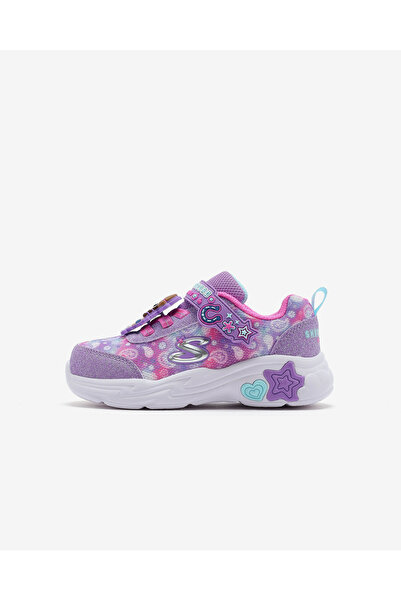 SKECHERS SNUGGLE SNEAKS - SKECH SQUAD Küçük Kız Çocuk Mor Spor Ayakkabı 302214N LVMT