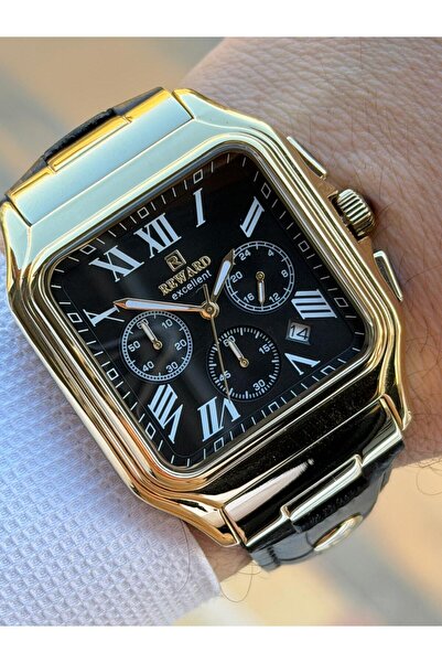 Reward Inner Dial Functions Active Leather Cord 5 Atm 2 Years Warranty Men's Wristwatch Ft.Dr02.2