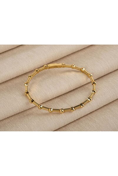 Safir Kuyumculuk Altın Esnek Dokulu Kelepçe