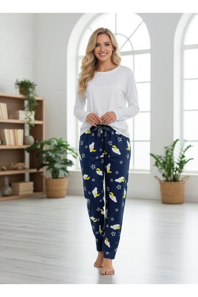 Pemilo Partea de jos din piele intoarsa pentru femei cu model