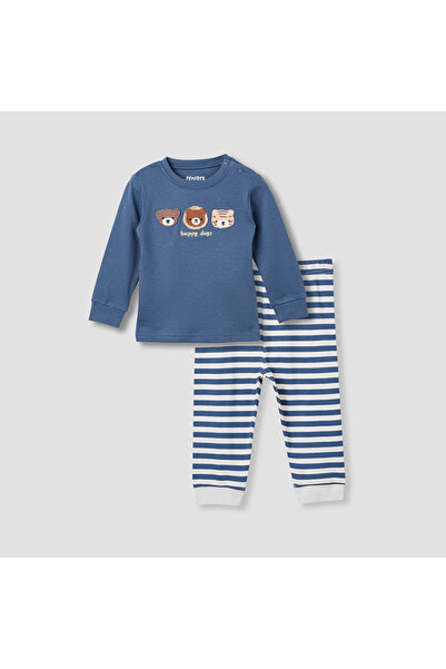Juniors Animal Applique T-shirt and Pyjama Set