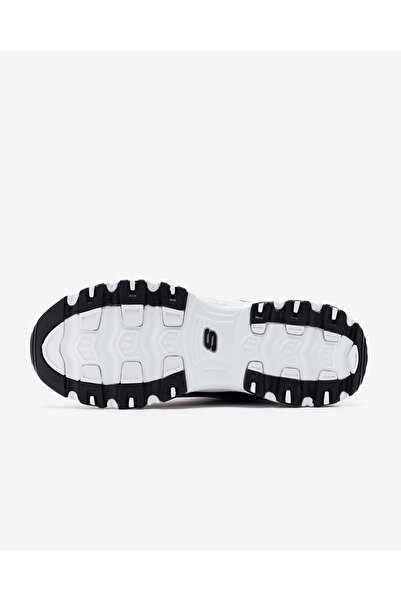 SKECHERS D'Lites Deri Logolu Süet Detaylı Kalın Taban Sneaker Ayakkabı AYAKKABI 150235 BKW