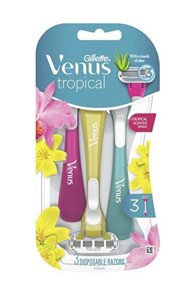 Gillette Venus Tropical Women's Disposable Razor 3 Pack