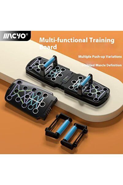 iron candy لوح تمارين الضغط القابل للطي 28 في 1، نظام صالة رياضية منزلية