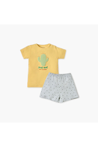 Juniors طقم تي شيرت وبيجامة مطبوع