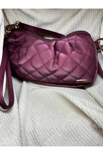 bijoux uniques Burgundy Strap Women's Bag&Wallet