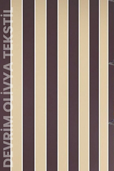 SHY TEKSTİL Luxury First-Class Elegance Brown Cream Color Balcony Curtain with Top Cornice and Side and Bottom Tiebacks