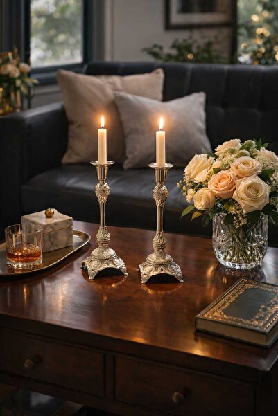 RASHA COLLECTION Tekli Şamdanlık