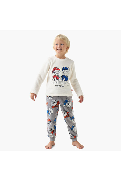 CPLG طقم بيجاما للأولاد بطبعة باو باترول - بوليستر - أكمام طويلة - ياقة دائرية