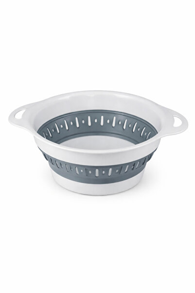 FERAH PLASTİK Collapsible Strainer – Pasta & Vegetable Strainer |   Does Not Take up Space, Ergonomic Handle
