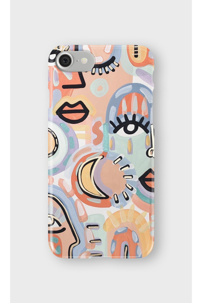 lelia حافظة هاتف شفافة متوافقة مع iPhone 6 و6s مطبوع |   المجموعة: OneLine Es...