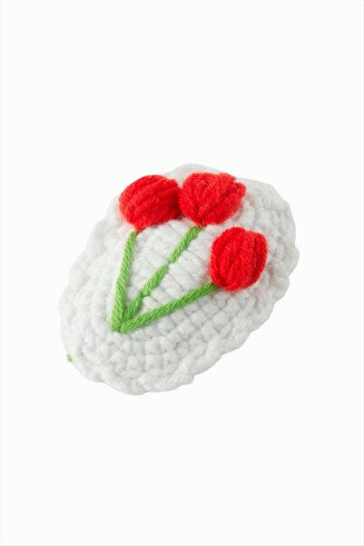 FREEDOM STOREE Tulip Embroidered Braided Snap Buckle