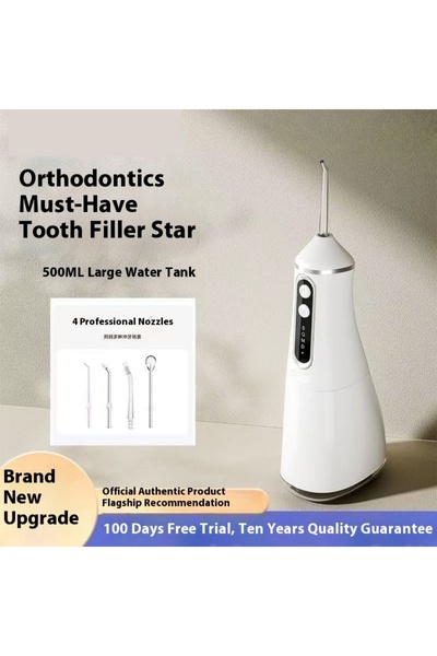 iron candy Portable Water Flosser Dental Oral Irrigator Cordless Teeth Cleane...