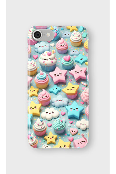 lelia حافظة هاتف شفافة متوافقة مع هاتف iPhone 7 مطبوع |   المجموعة: كاواي ميل...