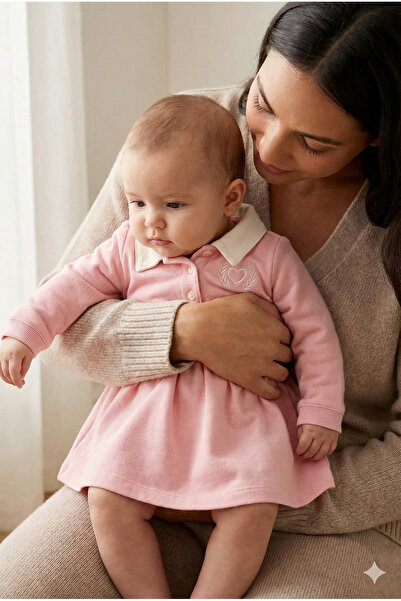 Carter's Kız Bebek Polo Yaka Elbise 1T568010