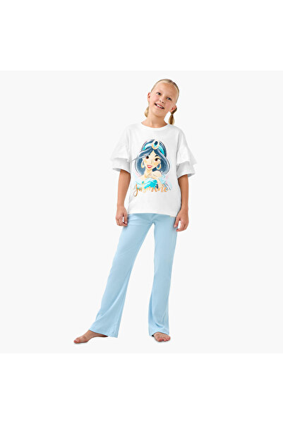 Disney Jasmine Print T-shirt and Pyjama Set