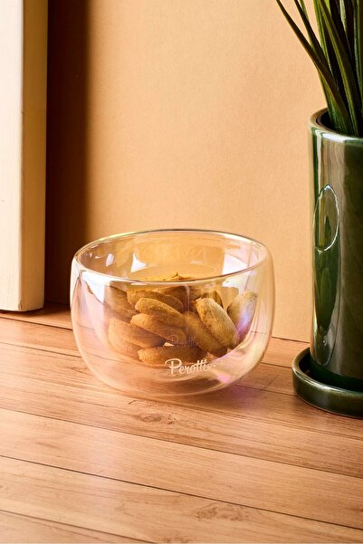 Perotti Cidar Colors 300 ml Double Wall Bowl Ergonomic Multi-Purpose Presenta...