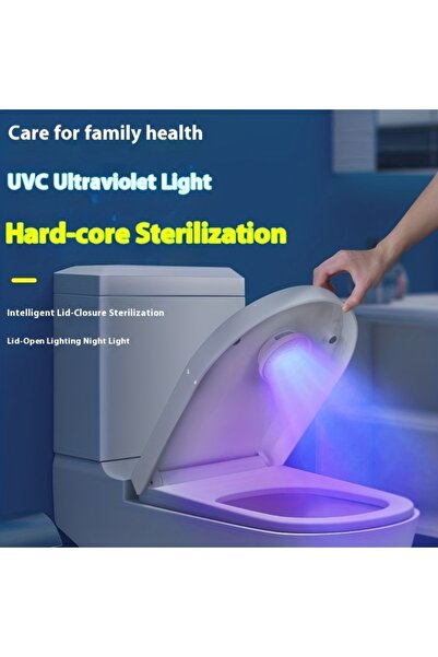iron candy Smart Toilet Odor Eliminator Deodorizer UVC Sterilizer Lamp with USB Charging
