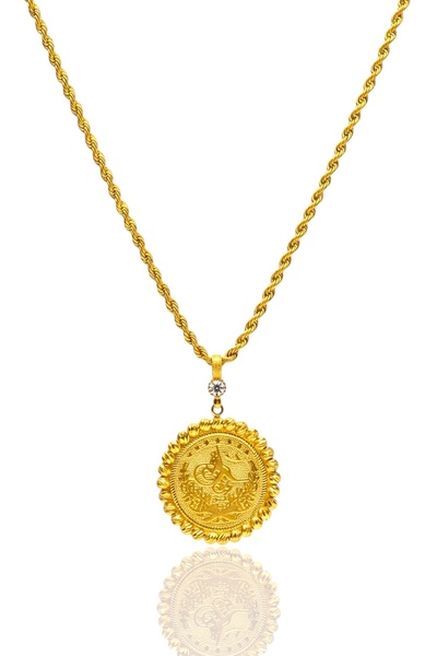 Hakan Güler Kuyumculuk Altın Dorika Toplu Baskı Reşat Model Kolye Uçlu Halat ...