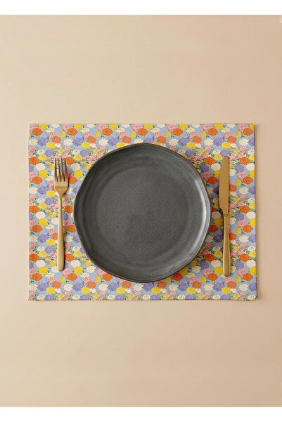 Markaev Rainbow Garden Cotton 6-Piece American Dinner Set