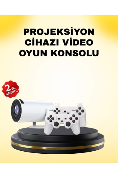 UCUZTEKNO Film Dizi ve Oyun İçin Taşınabilir Kablosuz Mini Projeksiyon