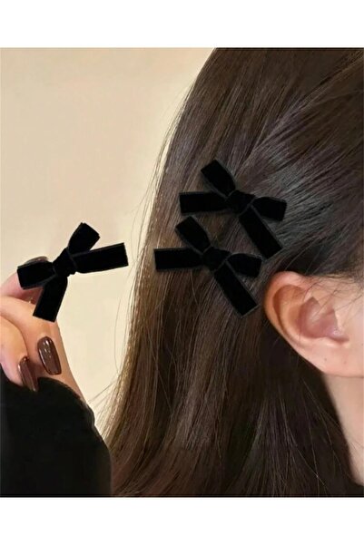 Marchen Collection Kadın Kadife Fiyonk Model Pens Toka 2 Adet