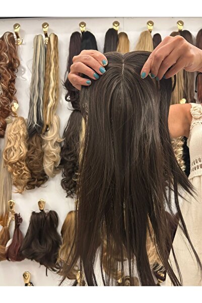 NATURÉL Naturel peruk kahve tepelik