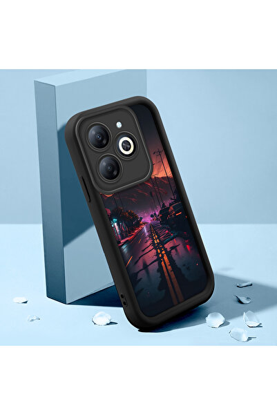 Hontinga حافظة هاتف من السيليكون الناعم متوافقة مع هاتف Infinix Smart 8/8 Pro...