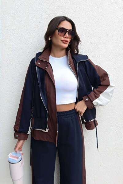 Aura 7 Collection Kapüşon Garnili Paraşüt Takım