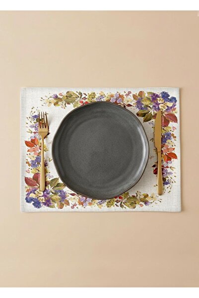 Markaev Autumn Leaves Cotton 6-Piece American Dinner Set