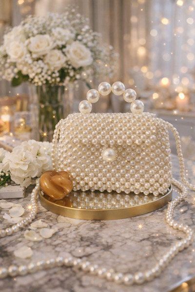 Newelry Bijuteri İnci çanta