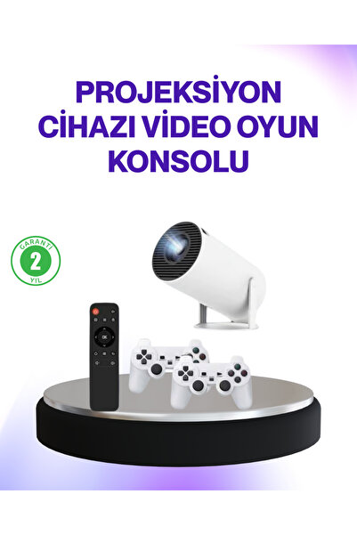 SAYARMARKT 2.4G Kablosuz Destekli Oyun ve Film Projeksiyonu Ev Kullanımı İçin