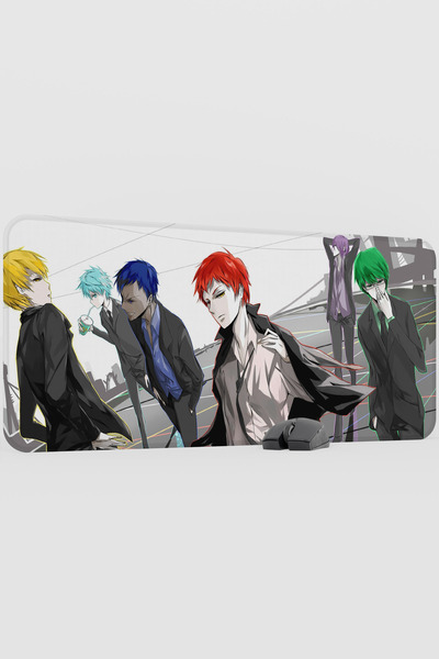 mousepad bastir Kuroko no Basket Anime V5 - 90x40 XXL لوحة ماوس مطاطية للألعا...