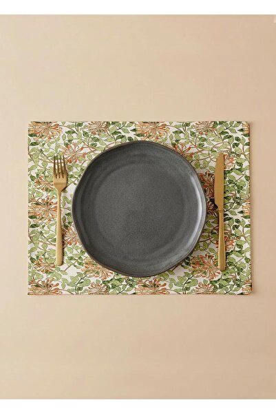 Markaev طقم أدوات مائدة أمريكي من 4 قطع من القطن من جرين فالي