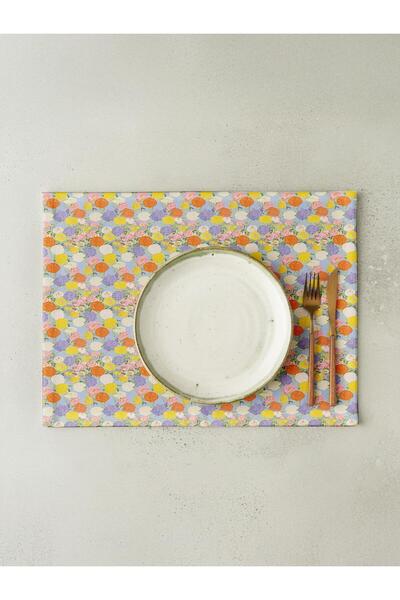 Markaev Rainbow Garden Cotton 6-Piece American Dinner Set
