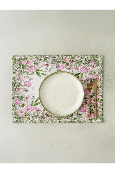 Markaev Rose Palace Cotton 4-Piece American Dinner Set