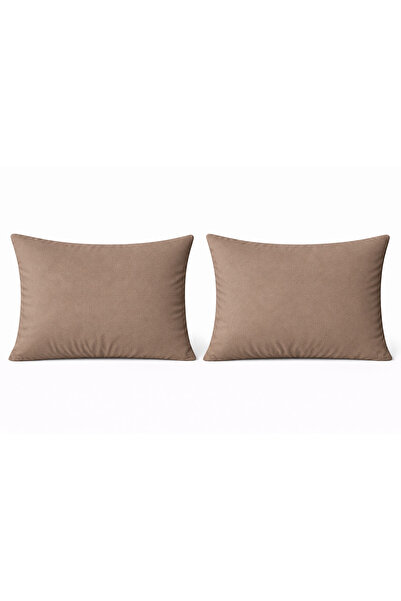 NazeninHome Ranforce 100% Cotton Pillowcase Set of 2 Brown