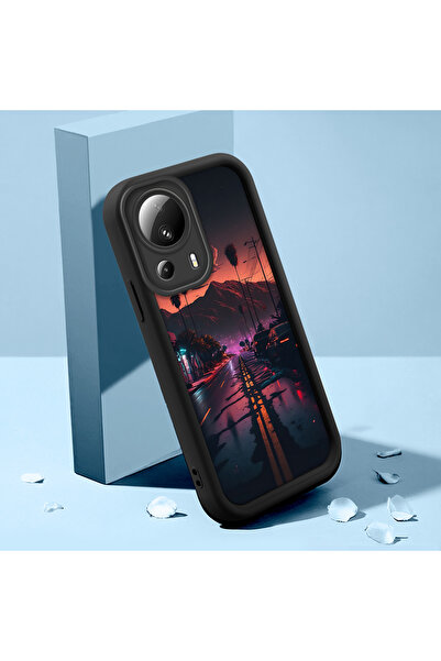 Hontinga حافظة هاتف من السيليكون الناعم متوافقة مع هاتف Xiaomi Mi 13 Lite مضا...