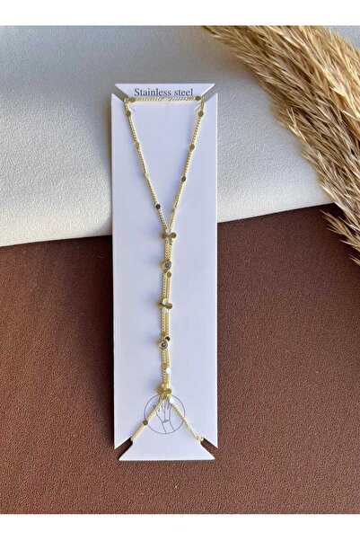 rycollections Çelik Taşlı Yoncalı Çelik Gold Şahmeran