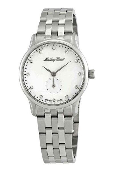 Mathey-Tissot Edmond Metal Crystal White Dial Ladies Watch