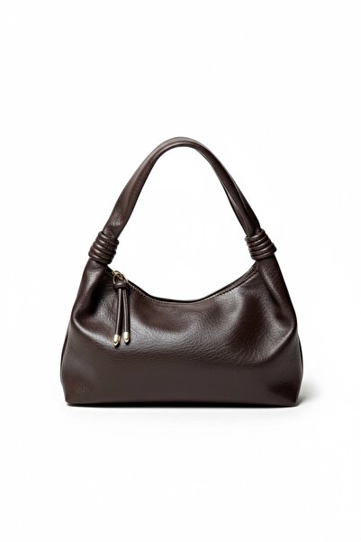 minebag Büğüm Detaylı Lady Kadın Kol Çanta Kahve