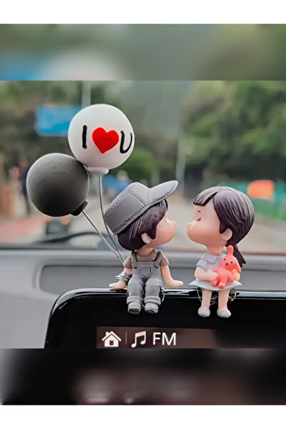 Clear Pink Sevimli Araba Süsü