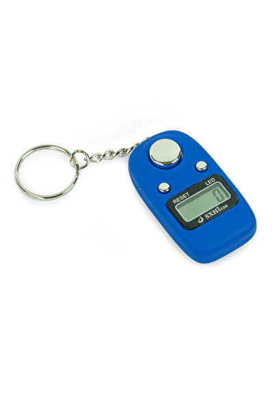 ihvan online Lighted Keychain Zikirmatik Digital Prayer Beads - Navy Blue