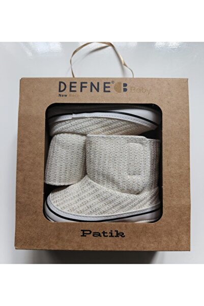 Defne İlk Adım Bebek Patiği Kutulu Newborn