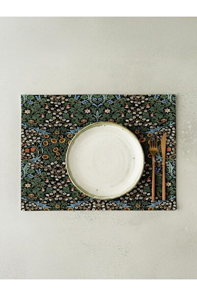 Markaev Night Flowers Cotton 4-Piece American Dinner Set